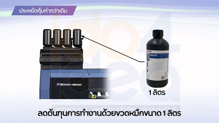 เครื่องพิมพ์ Sublimation Inkjet Large Format Printer MIMAKI รุ่น TS100-1600, เครื่องพิมพ์ภาพลงวัสดุ, Inkjet Large Format Printer Mimaki TS100-1600, เครื่องพิมพ์หน้ากว้าง, เครื่องพิมพ์ mimaki, เครื่องพิมพ์ Sublimation Ink Jet, เครื่องพิมพ์ซับบลิเมชั่น 